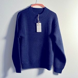 Long wharf supply blue sweater